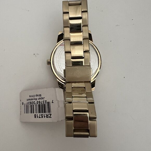 NEW Relic by Fossil Men's Watch ZR15718 Gold Tone Pearlescent Face No Battery - Picture 11 of 15